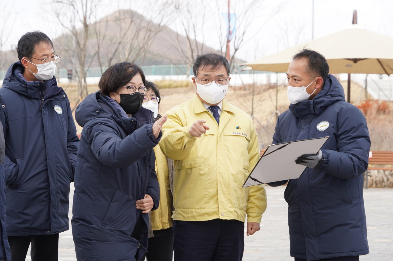 산림청장, 국립세종수목원 특별방역점검 실시